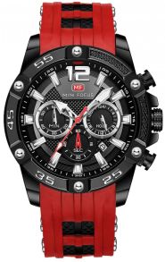 Mini Focus Chronograph Black/Red MF0349G.04